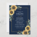 Recherche de bleues 11x16 invitations Floral
