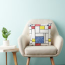 Recherche de stijl décoration coussins Néoplasticisme