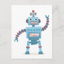 Recherche de robot mignon cartes postales Garçon
