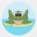 Recherche de grenouille heureuse autocollants Enfants
