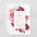 Recherche de rouge baby shower fille invitations Bientôt maman