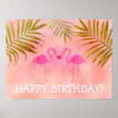 Recherche de tropical anniversaire posters Élégant