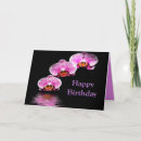 Recherche de orchidée noire vœux cartes Élégant