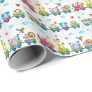 Recherche de anniversaire train papier cadeau Bébé