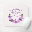 Recherche de papillons pourpres tapis souris Violet