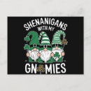 Recherche de shamrocks cartes postales Lutin