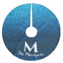 Recherche de noël moderne jupon de sapin Monogrammé
