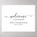 Recherche de welcome to our wedding posters Mariés