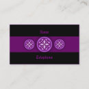 Recherche de noir et pourpre cartes visite Affaires
