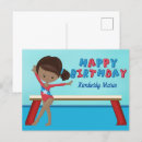 Recherche de acrobates vœux cartes Fête d'anniversaire de gymnastique