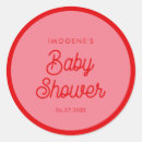 Recherche de pink envelope sceaux autocollants Baby shower fille