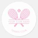 Recherche de joueurs de tennis autocollants Rose