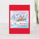 Recherche de ski de chien cartes postales Hiver