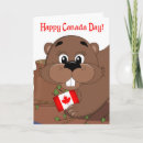 Recherche de castor canadien cartes postales Drapeau