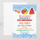 Recherche de beach ball invitations À la fête d'anniversaire