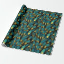 Recherche de motif de plumes papier cadeau Moderne
