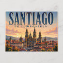 Recherche de compostela cartes postales Santiago de compostela