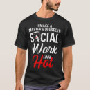Recherche de social worker tshirts Diplôme