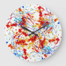 Recherche de peinture acrylique horloges Arrière plan