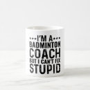 Recherche de de badminton tasses Humour