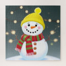 Recherche de bonhommes de neige puzzles Hiver
