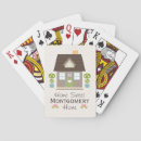 Recherche de pendaison crémaillère de jeux de cartes Monogrammé