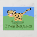 Recherche de faune africaine cartes postales Pour enfants