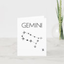 Recherche de gemini vœux cartes Constellation