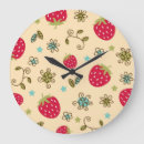 Recherche de fraises horloges Nourriture