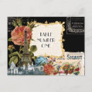 Recherche de tour eiffel rose cartes postales Élégant