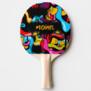 Recherche de graffiti raquettes ping pong Peinture en spray