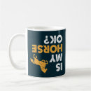 Recherche de humour équestre tasses Drôle