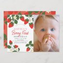 Recherche de strawberry anniversaire invitations Mignon