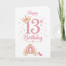 Recherche de 13ème pour des filles anniversaire cartes Rose