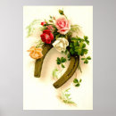 Recherche de trèfle chanceux posters Fer à cheval