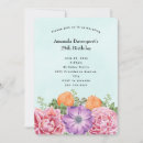 Recherche de bouquet invitations Fleurs aquarelles