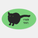 Recherche de chats ovales autocollants Vert