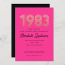 Recherche de hot pink black gold invitations Pour elle