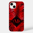 Recherche de feuille rouge coques Palmiers