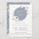 Recherche de dusty blue bridal shower invitations Aquarelle