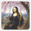 Recherche de mona lisa autocollants Célèbre