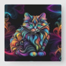 Recherche de chats colorés horloges Chaton