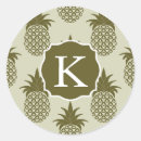 Recherche de motif ananas autocollants Monogramme