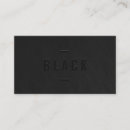 Recherche de professionnel élégant cartes visite Noir et blanc