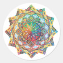 Recherche de mandala l de autocollants Psychédélique