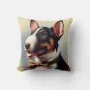 Recherche de bull terrier coussins Peinture