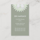 Recherche de symbole zen cartes visite Massage