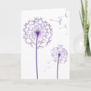 Recherche de pissenlits vœux cartes Blanc