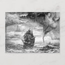 Recherche de bateau pirate cartes postales Mer