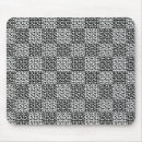Recherche de damier noir et blanc tapis souris Géométrique
